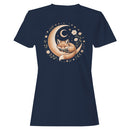 Sleeping Fox Crescent Moon Women's T-shirt