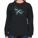 Aurora Wolf Landscape Women's Sweatshirt