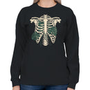 Botanical Ribcage Monstera Art Women's Sweatshirt