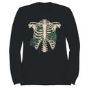 Botanical Ribcage Monstera Art Women's Sweatshirt