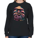 Psychedelic Raccoon Women's Sweatshirt