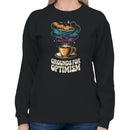 Optimism Coffee Art Women's Sweatshirt