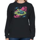 Cosmic Frog Pad Space Women's Sweatshirt