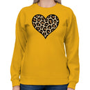 Leopard Print Wild Heart Women's Sweatshirt