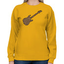 Leopard Print Guitar Women's Sweatshirt