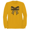 Leopard Print Bow Women's Sweatshirt