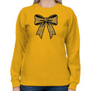 Leopard Print Bow Women's Sweatshirt