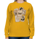 Vintage Botanical Moth Women's Sweatshirt