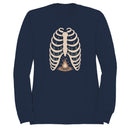 Ribcage Forest Campfire Art Women's Sweatshirt