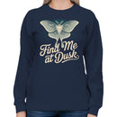 Dusk Moth Illustration Women's Sweatshirt