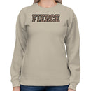 Fierce Leopard Print Women's Sweatshirt