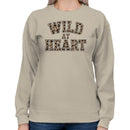 Wild Heart Leopard Print Women's Sweatshirt