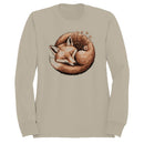 Fox & Wildflowers Illustration Women's Sweatshirt