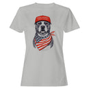 Make America Great Patriotic Dog Women's T-shirt