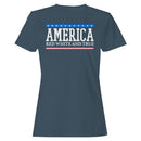 America True Patriotic Design Women's T-shirt