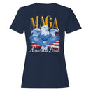 America First Patriotic Eagle Women's T-shirt