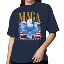 America First Patriotic Eagle Women's T-shirt
