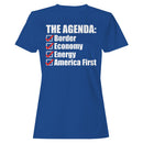 The Agenda: America First Checklist Women's T-shirt