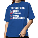 The Agenda: America First Checklist Women's T-shirt