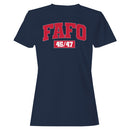 FAFO 45/47 Red College Style Women's T-shirt