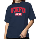 FAFO 45/47 Red College Style Women's T-shirt