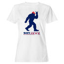 Patriotic Bigfoot Believe USA Women's T-shirt