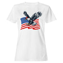 Eagle American Flag Women's T-shirt