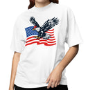 Eagle American Flag Women's T-shirt