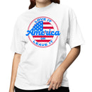 Love It or Leave It Flag Design Women's T-shirt