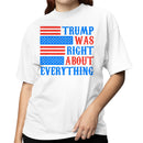 Trump Was Right USA Women's T-shirt