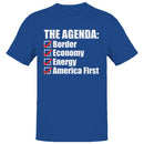 The Agenda: America First Checklist Men's T-shirt