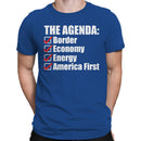 The Agenda: America First Checklist Men's T-shirt