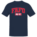 FAFO 45/47 Red College Style Men's T-shirt