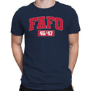 FAFO 45/47 Red College Style Men's T-shirt