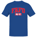 FAFO 45/47 Red College Style Men's T-shirt