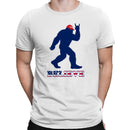 Patriotic Bigfoot Believe USA Men's T-shirt