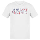 45/47 Patriotic American Flag Men's T-shirt