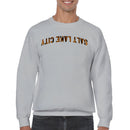 Salt Lake City Arch Bold Text Men's Sweatshirt