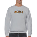 Raleigh Tiger Print Text Graphic Men's Sweatshirt
