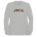 Detroit Tiger Stripe Text Men's Sweatshirt