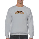 Detroit Tiger Stripe Text Men's Sweatshirt
