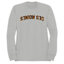 Des Moines Seniors Tiger Print Arc Men's Sweatshirt