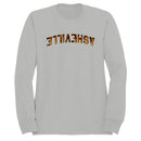 Asheville Tiger Print Arched Text Men's Sweatshirt