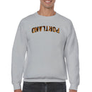 Portland Tiger Print Bold Text Men's Sweatshirt