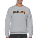 Baltimore Tiger Print Arched Letters Men's Sweatshirt