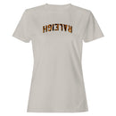 Raleigh Tiger Print Text Graphic Women's T-shirt