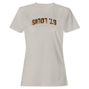 St. Louis Tiger Print Bold Text Women's T-shirt