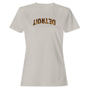 Detroit Tiger Stripe Text Women's T-shirt