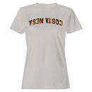 Costa Mesa Tiger Print Lettering Women's T-shirt
