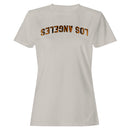Los Angeles Tiger Print Arch Text Women's T-shirt